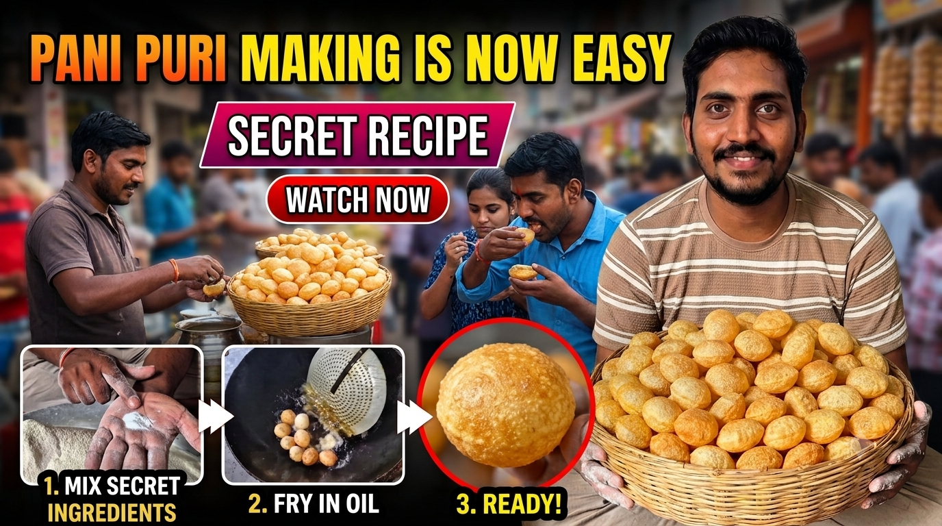 Panipuri Traning Course (Life Time Validity)